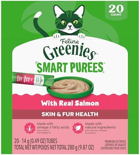 Feline Greenies Smart Purees (Salmon Flavor)