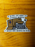 Cat sticker