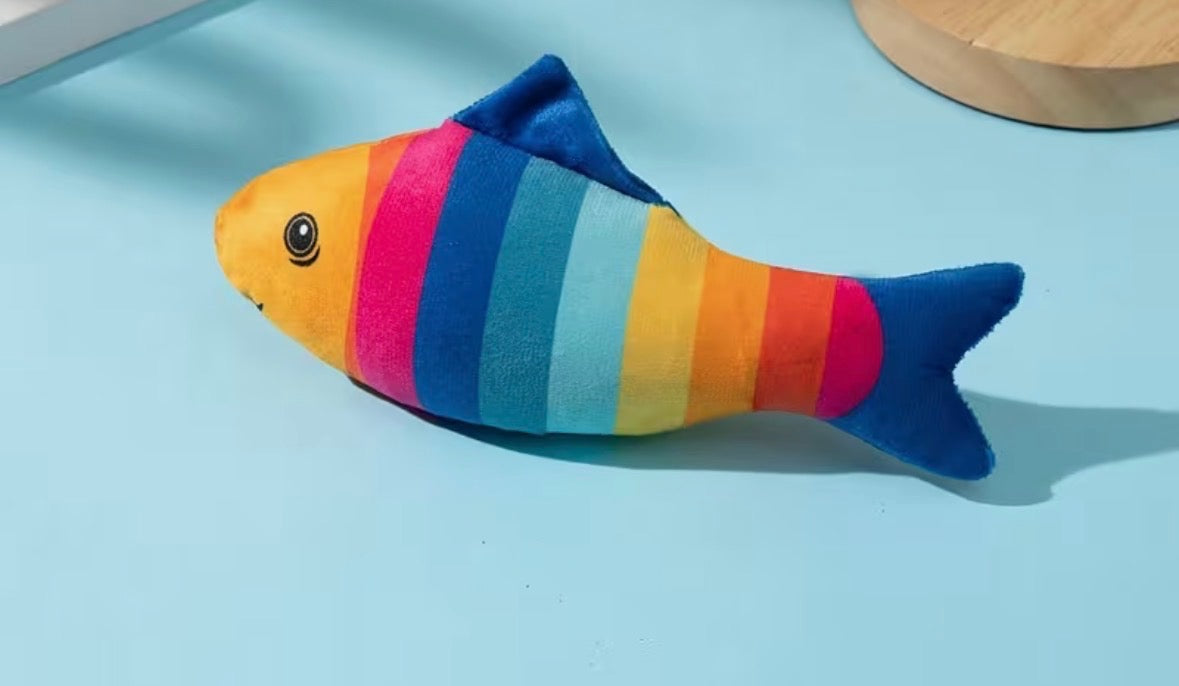 Rainbow Cloth Toy Fish