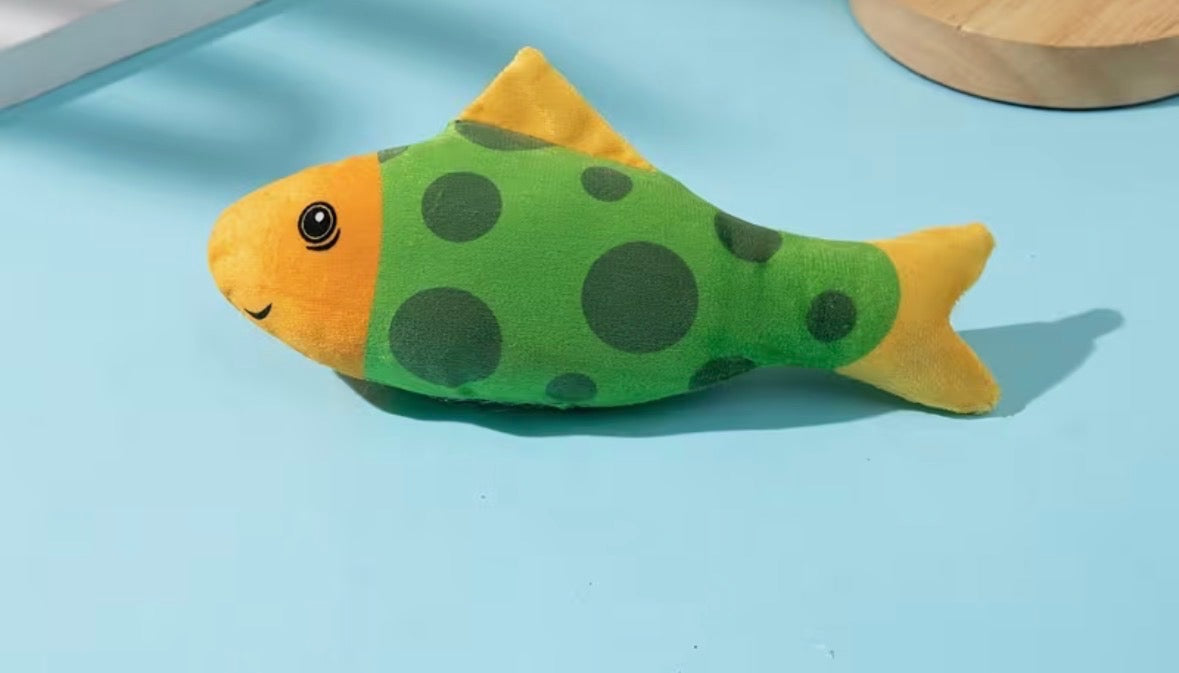 Orange & Green Cloth Fish