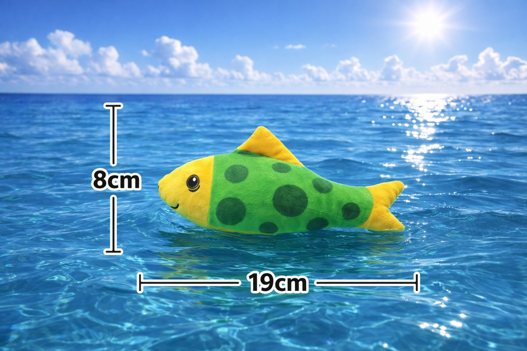 Orange & Green Cloth Fish