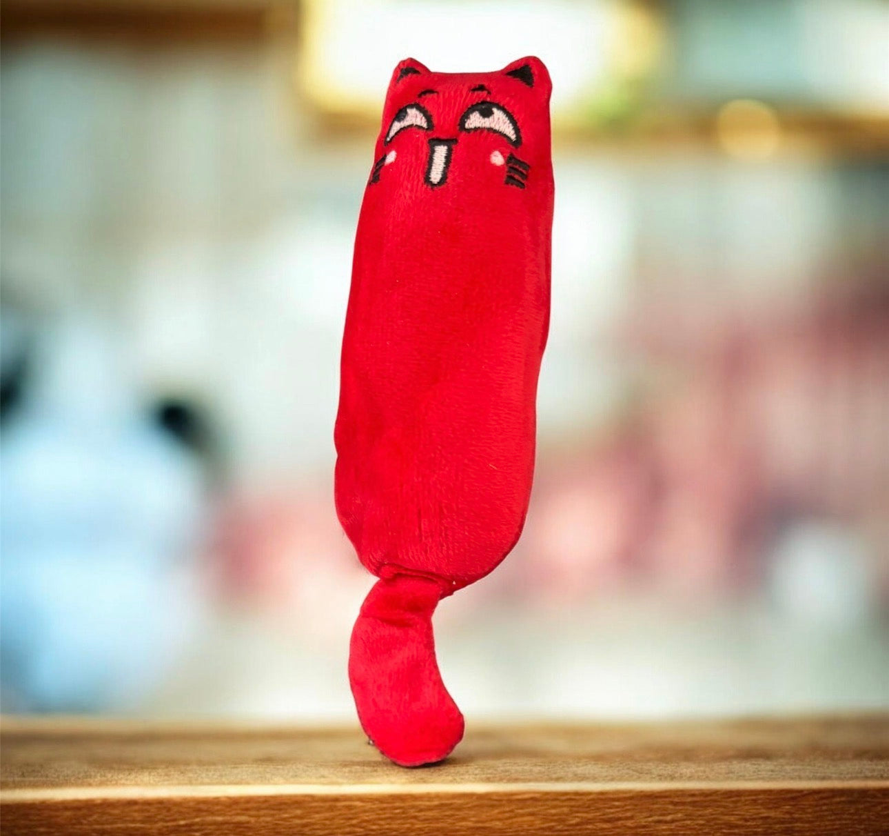 Red Plush Cat Toy