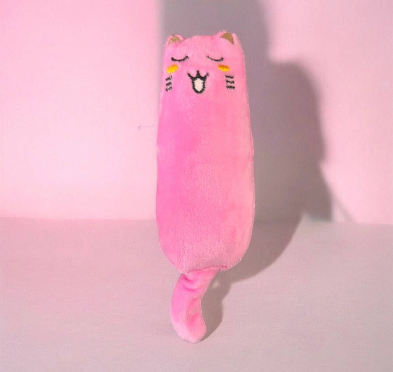 Pink Plush Cat Toy
